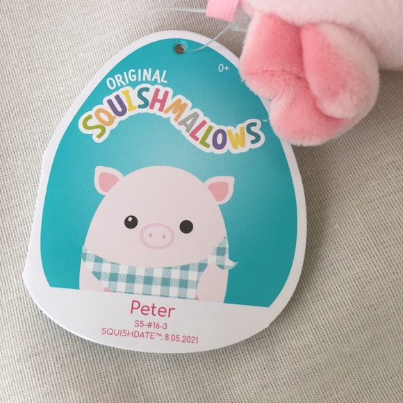 Peter the Pig Squishmallow 5” NWT - Picture 3 of 4
